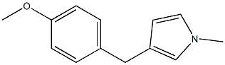 1H-Pyrrole,3-[(4-methoxyphenyl)methyl]-1-methyl-(9CI) Struktur