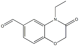 2H-1,4-Benzoxazine-6-carboxaldehyde,4-ethyl-3,4-dihydro-3-oxo-(9CI) Struktur