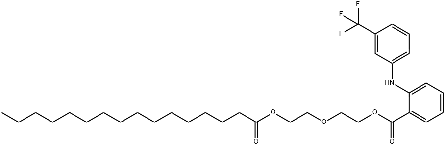 ETOFENAMATE PALMITATE Struktur