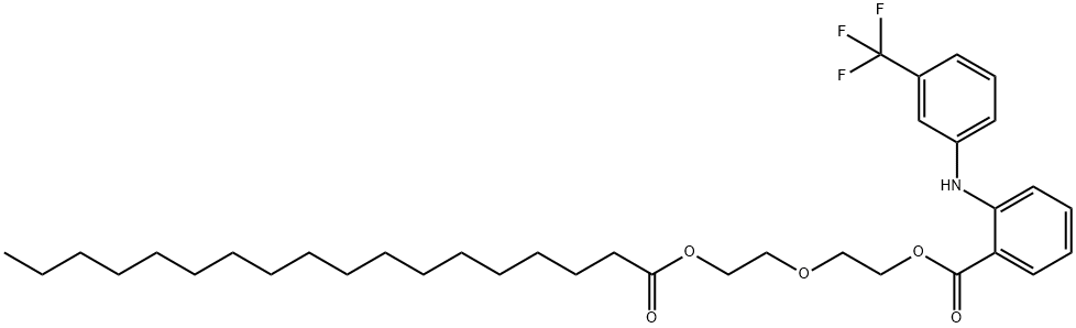 ETOFENAMATE STEARATE Struktur