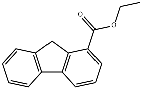 ethyl 9H-fluorene-1-carboxylate Struktur