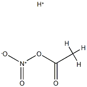 Acetic  acid,  anhydride  with  nitric  acid,  conjugate  monoacid  (9CI) Struktur