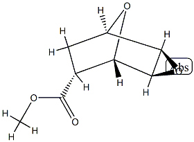 (1β,2α,4α,5β,6α)-3,8-Dioxatricyclo[3.2.1.02,4]octane-6-carboxylic acid methyl ester Struktur