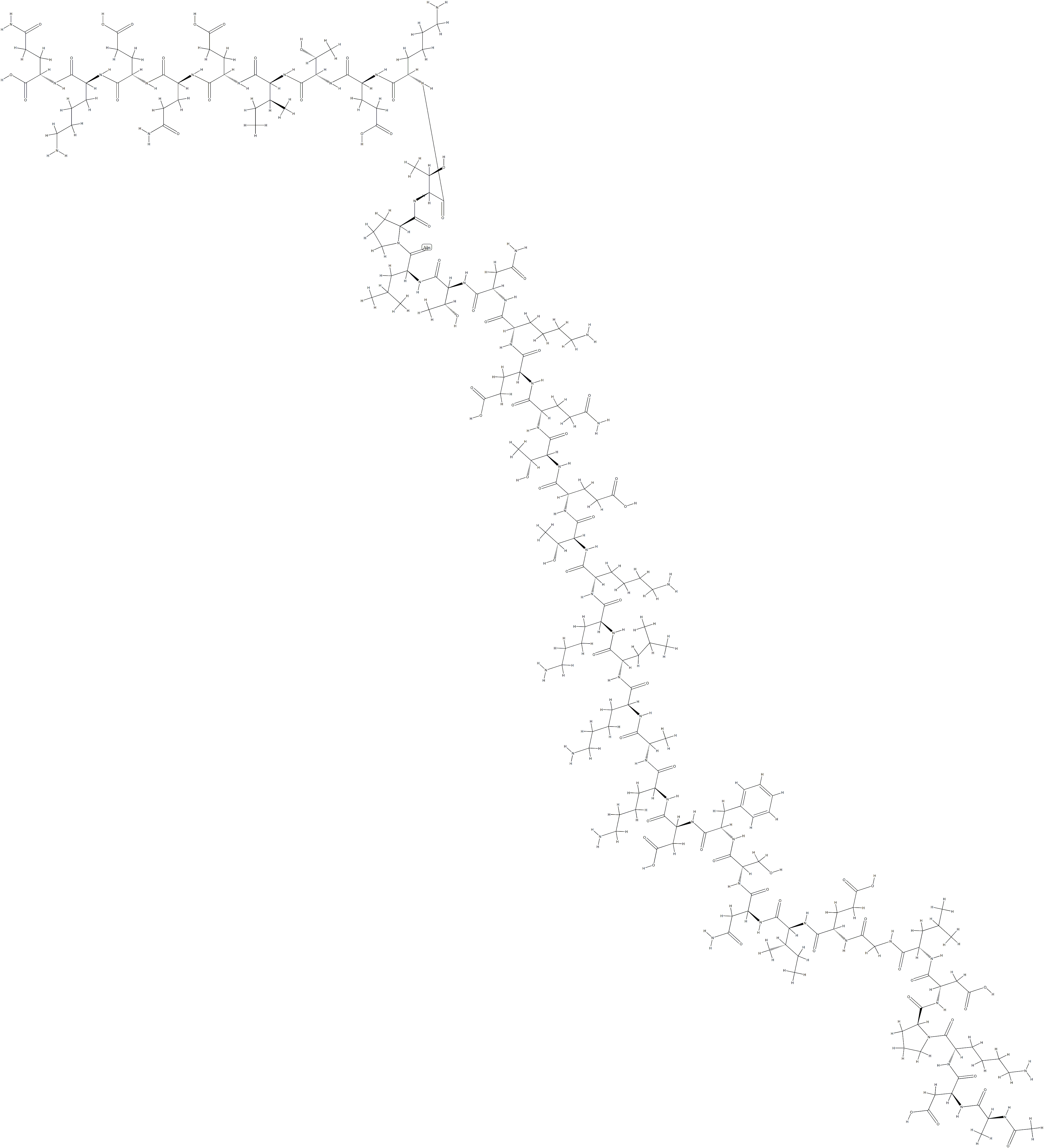 thymosin beta(8) Struktur