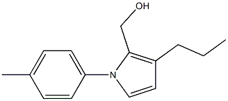 1H-Pyrrole-2-methanol,1-(4-methylphenyl)-3-propyl-(9CI) Struktur