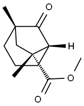 Bicyclo[3.2.1]octane-6-carboxylic acid, 1,6-dimethyl-8-oxo-, methyl ester, (1R,5S,6S)-rel- (9CI) Struktur