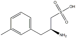 Benzenepropanesulfonic acid, ba-amino-3-methyl-, (baS)- (9CI) Struktur