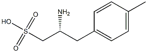 Benzenepropanesulfonic acid, ba-amino-4-methyl-, (baR)- (9CI) Struktur