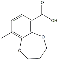 2H-1,5-Benzodioxepin-6-carboxylicacid,3,4-dihydro-9-methyl-(9CI) Struktur