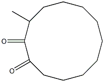 1,2-Cyclododecanedione,3-methyl-(9CI) Struktur