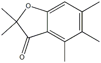 3(2H)-Benzofuranone,2,2,4,5,6-pentamethyl-(9CI) Struktur