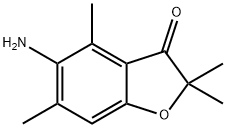 3(2H)-Benzofuranone,5-amino-2,2,4,6-tetramethyl-(9CI) Struktur