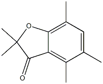 3(2H)-Benzofuranone,2,2,4,5,7-pentamethyl-(9CI) Struktur