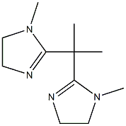 2,2′-(1-Methylethylidene)bis[4,5-dihydro-1-methyl-1H-imidazole] Struktur