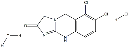 ANAGRELIDE HCL MONOHYDRATE Struktur