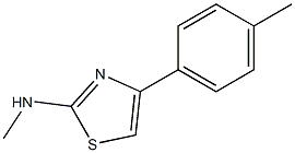 2-Thiazolamine,N-methyl-4-(4-methylphenyl)-(9CI) Struktur