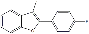 Benzofuran,2-(4-fluorophenyl)-3-methyl-(9CI) Struktur