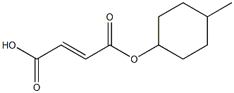 1-(4-Methylcyclohexyl) (2Z)-2-butenedioate Struktur