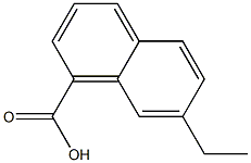 1-Naphthalenecarboxylicacid,7-ethyl-(9CI) Struktur