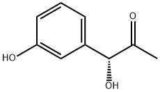 2-Propanone, 1-hydroxy-1-(3-hydroxyphenyl)-, (1R)- Structure