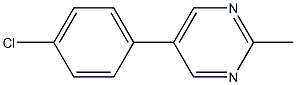 Pyrimidine,5-(4-chlorophenyl)-2-methyl-(9CI) Struktur