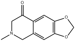 1,?3-?Dioxolo[4,?5-?g]?isoquinolin-?8(5H)?-?one, 6,?7-?dihydro-?6-?methyl- Struktur