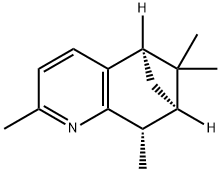 (5R,7R,8S)-5,6,7,8-Tetrahydro-2,6,6,8-tetramethyl-5,7-methanoquinoline Struktur