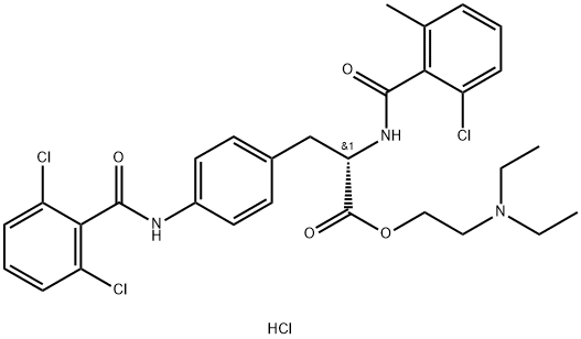 Valategrast hydrochloride Struktur