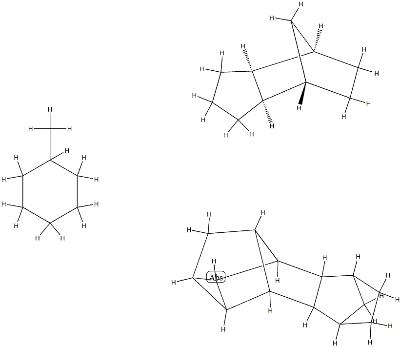 4,7-Methano-2,3,8-methenocyclopent(a)indene, dodecahydro-, stereoisome r, mixt. with methylcyclohexane and (3aalpha,4beta,7beta,7aalpha)-octa hydro-4,7-methano-1H-indene Struktur