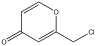 4H-Pyran-4-one,2-(chloromethyl)-(9CI) Struktur