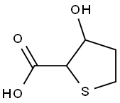 2-Thiophenecarboxylicacid,tetrahydro-3-hydroxy-(9CI) Struktur