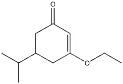 2-Cyclohexen-1-one,3-ethoxy-5-(1-methylethyl)-(9CI) Struktur