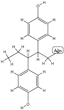 Bromonorhexestrol Struktur