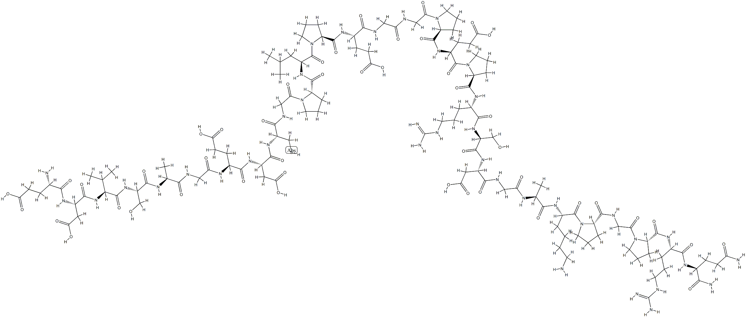 pro-opiomelanocortin joining peptide(79-108) Struktur