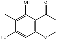 2,4－Dihydroxy－6－methoxy－3－methylacetophenone Struktur