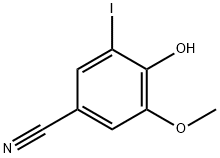 Benzonitrile, 4-hydroxy-3-iodo-5-Methoxy- Struktur