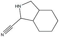 1H-Isoindole-1-carbonitrile,octahydro-(9CI) Struktur