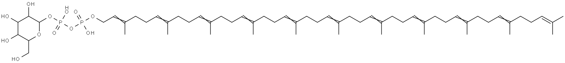 glucosyldiphosphoundecaprenol Struktur