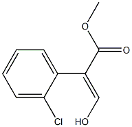 Benzeneacetic acid, 2-chloro-.alpha.-(hydroxyMethylene)-, Methyl Struktur