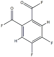 1,2-Benzenedicarbonyl difluoride, 4,5-difluoro- (9CI) Struktur