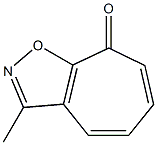 8H-Cyclohept[d]isoxazol-8-one,3-methyl-(9CI) Struktur