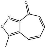 8H-Cyclohept[c]isoxazol-8-one,3-methyl-(9CI) Struktur