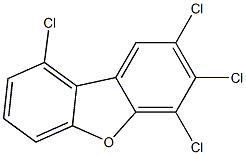 1,6,7,8-TCDF Struktur