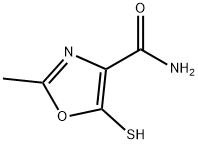 4-Oxazolecarboxamide,5-mercapto-2-methyl-(9CI) Struktur