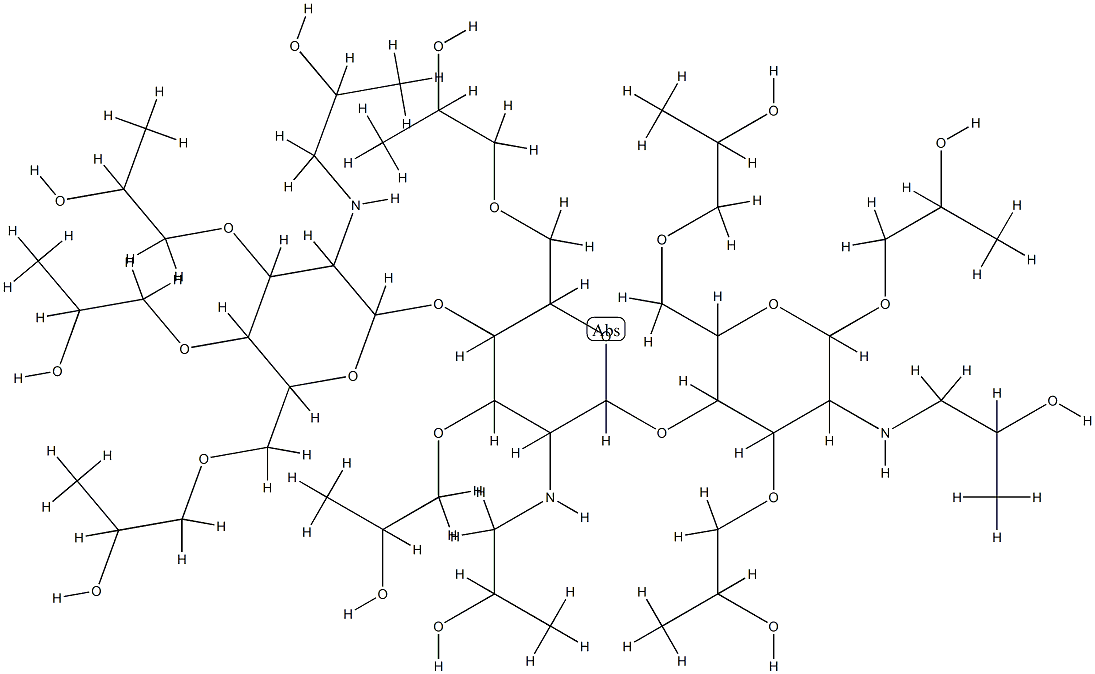 HYDROXYPROPYL CHITOSAN Struktur