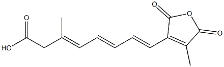 2-Methyl-2,4,6,8-decatetrene-1,8,9-tricarboxylic 8,9-anhydride Struktur