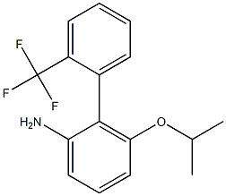 3-Isopropoxy-2-(α,α,α-trifluoro-o-tolyl)aniline Struktur