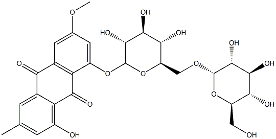 physcion diglucoside Struktur