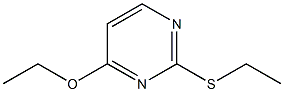 Pyrimidine, 4-ethoxy-2-(ethylthio)- (6CI,9CI) Struktur