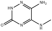 1,2,4-Triazin-3(2H)-one,6-amino-5-(methylamino)-(9CI) Struktur